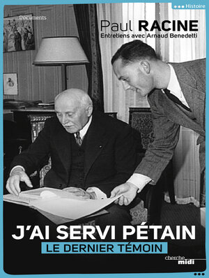 cover image of J'ai servi Pétain